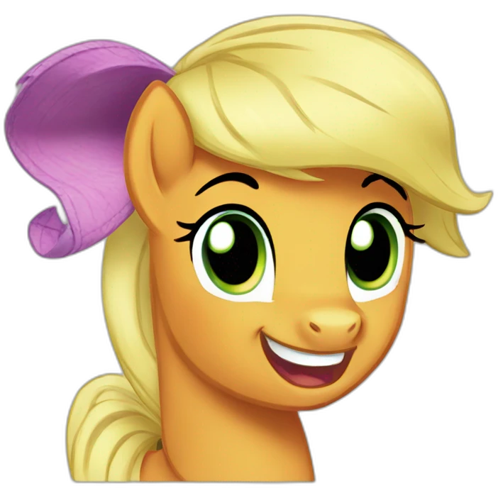 Applejack my little pony emoji