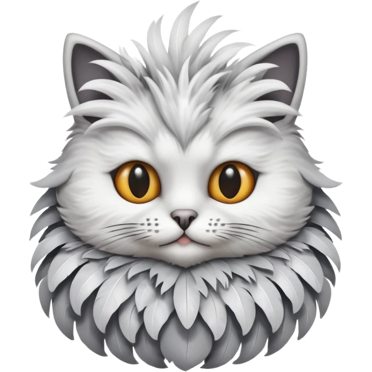 a cat in a bird shape whole  emoji