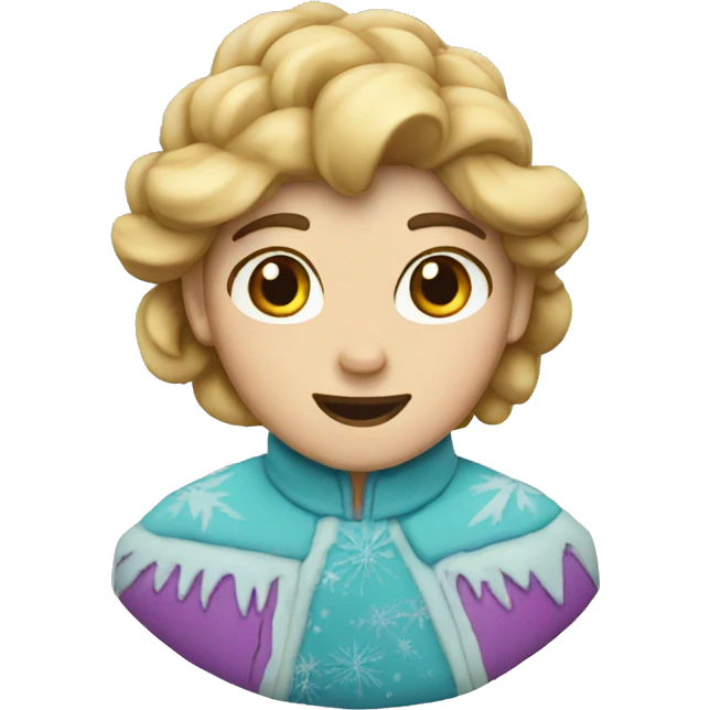 Frozen cookie emoji