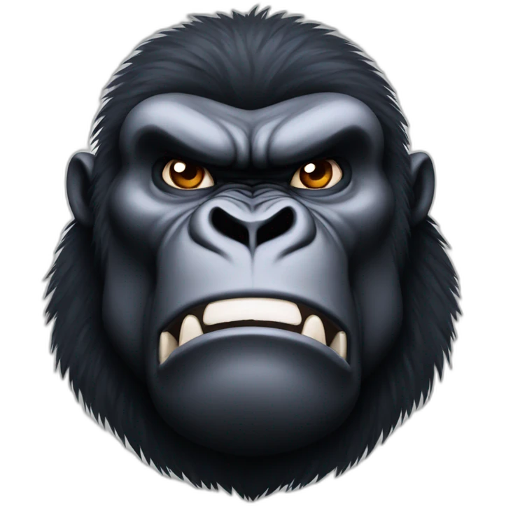Angry big buff Gorilla emoji