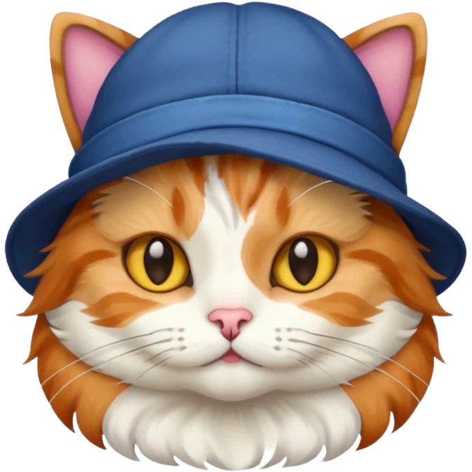 Кот в шапке emoji