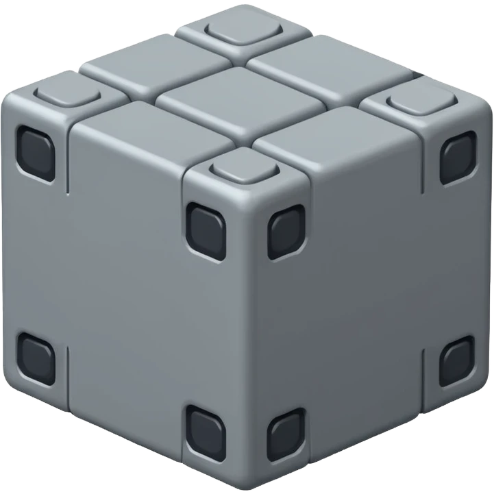 pixelated block with code brackets {} on it emoji