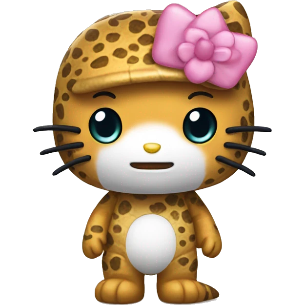 hello kitty in dinosaur costume emoji