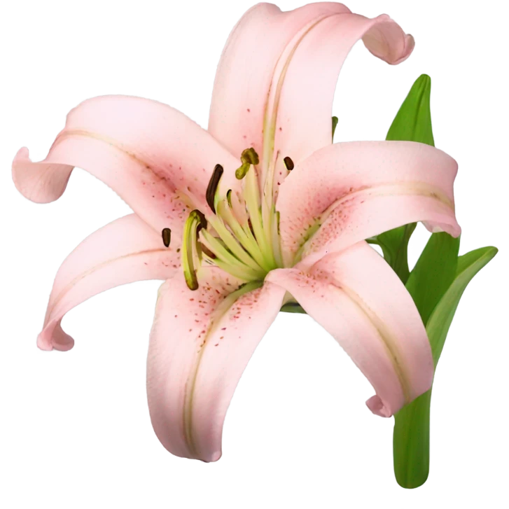 light pink lilium emoji