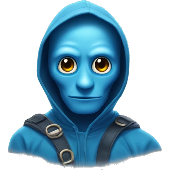 tik tok blue hoo emoji