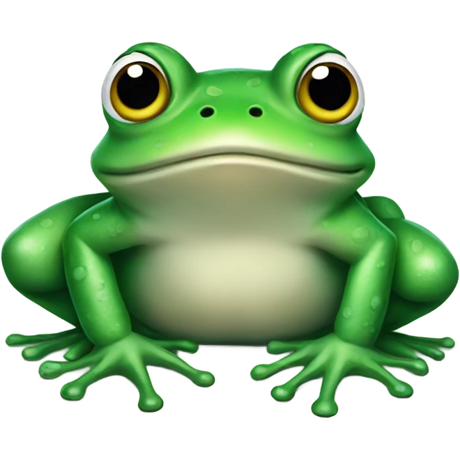 frog doodle emoji