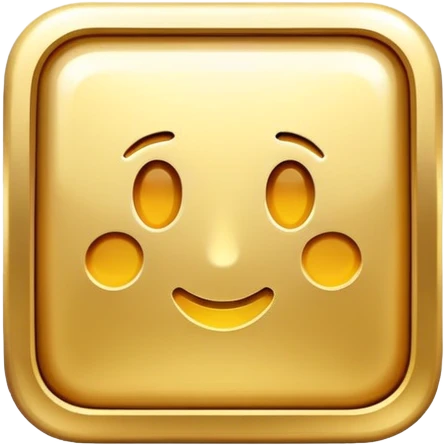 золотой квадрат emoji