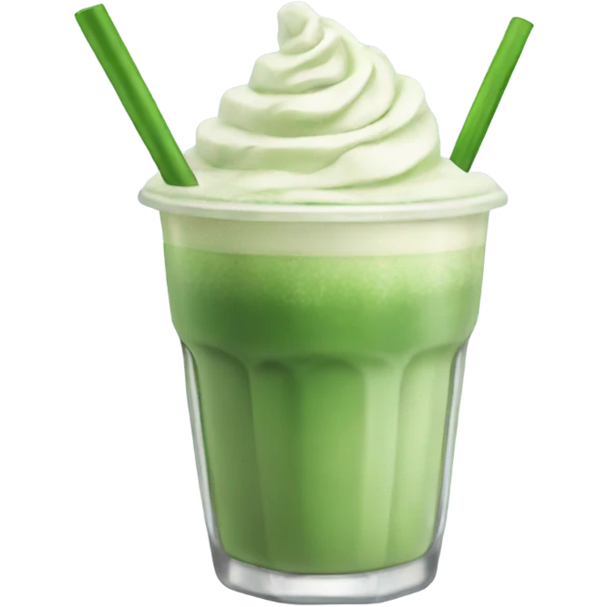 iced matcha latte emoji