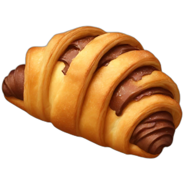 Chocolate croissant  emoji