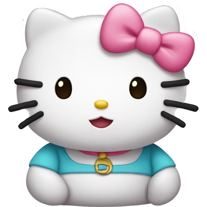 Chubby Hello kitty  emoji