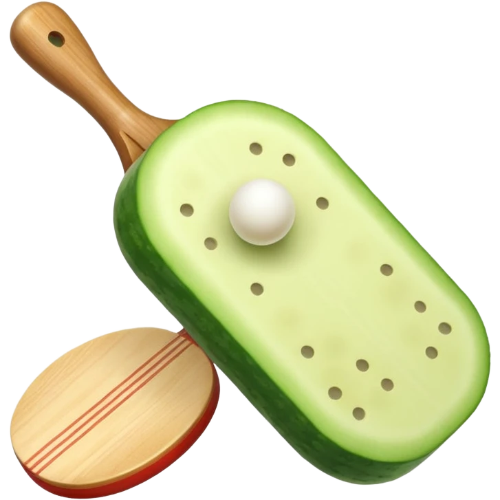 🥒+🏓 emoji