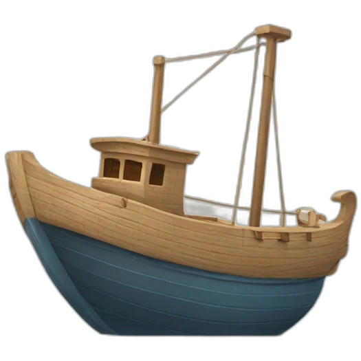un barco en llamas emoji