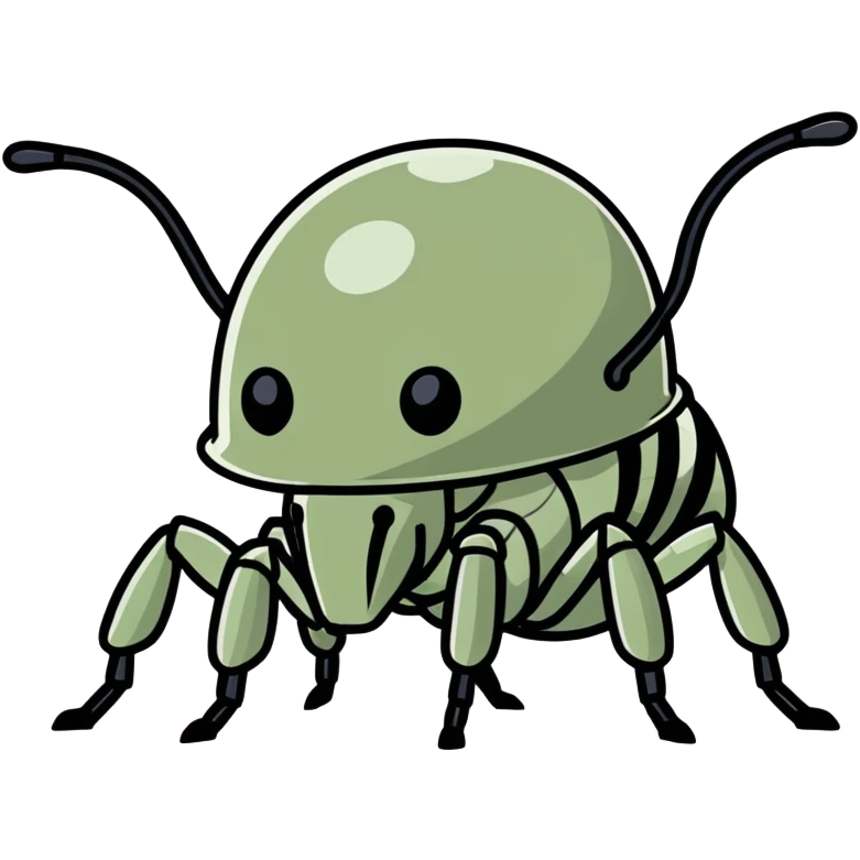 Ants wearing army helmet emoji