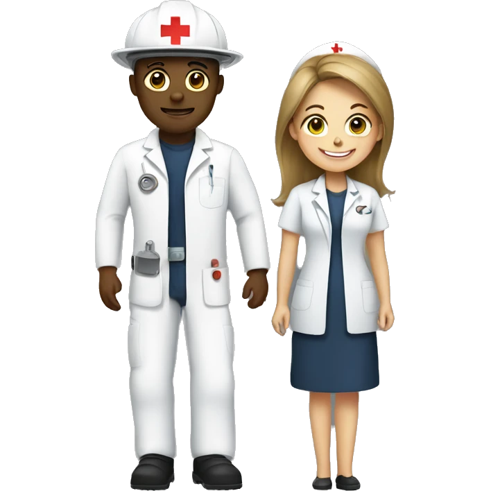 Nurse and firefighter  emoji