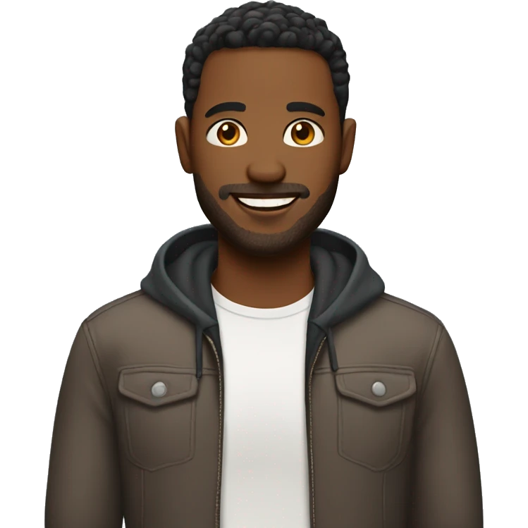 Man on dating app  emoji