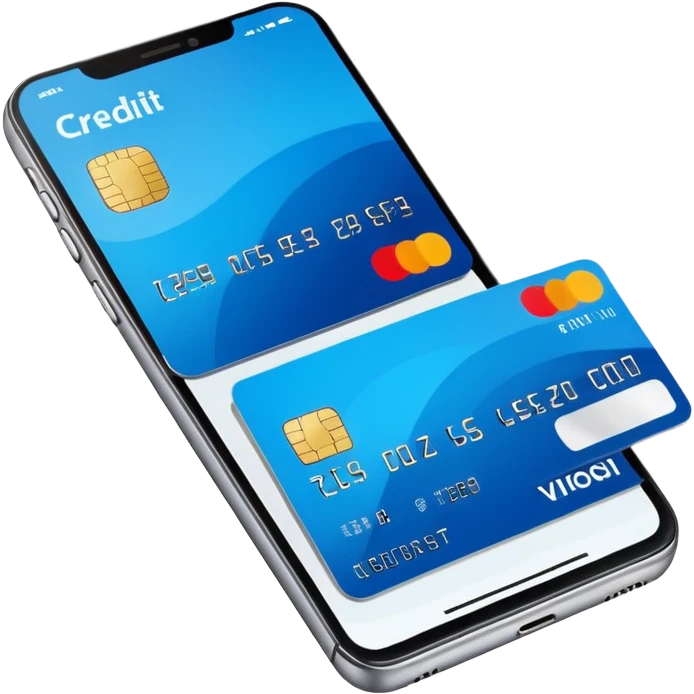 Mobile payment – smartphone with payment app emoji