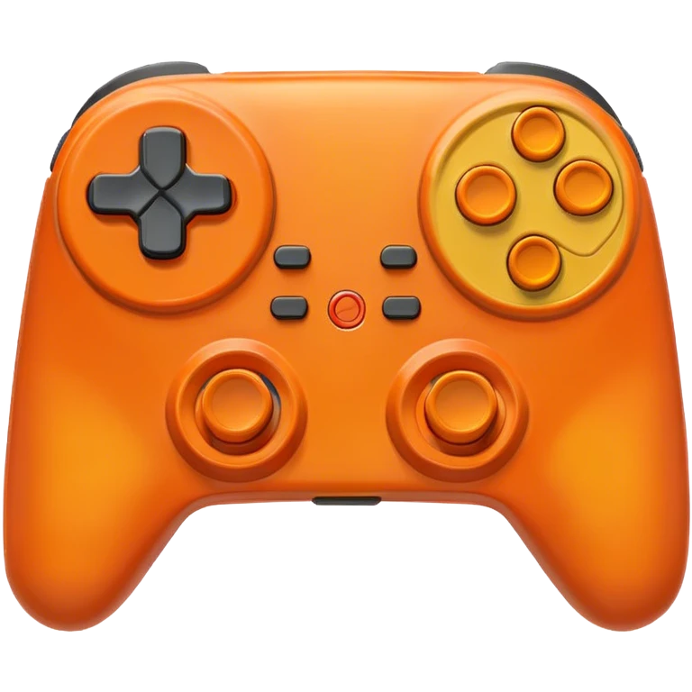gamepad warm colors cartoon style emoji
