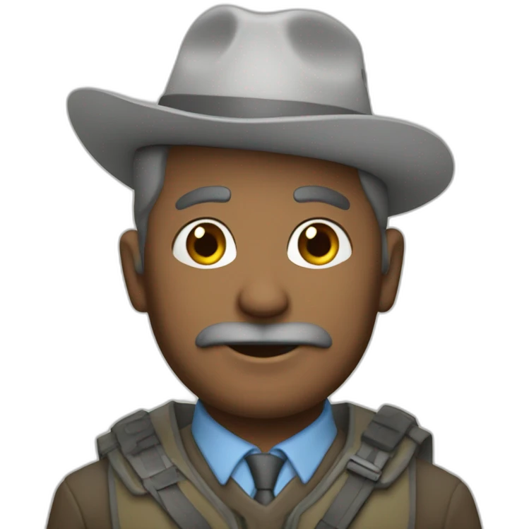 Un homme poireau  emoji