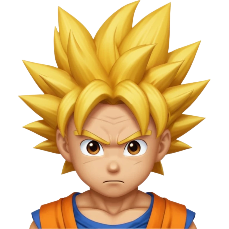 Goku super Sayayín emoji