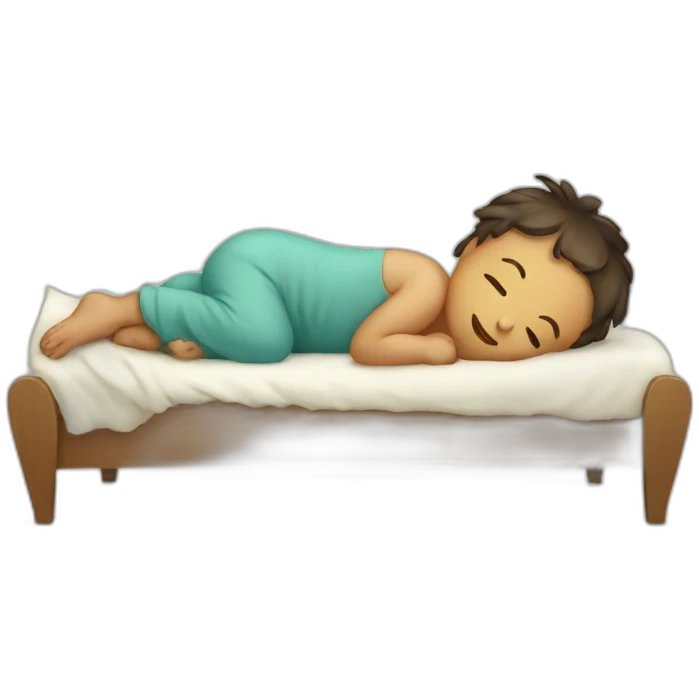 Newborn on the bed props emoji