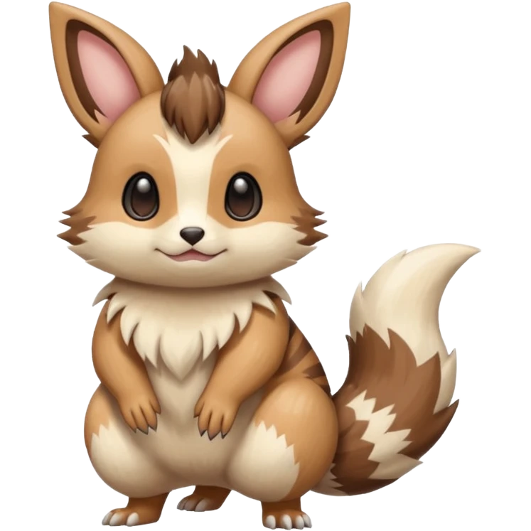 Furret-Linoone-Eevee-fusion emoji