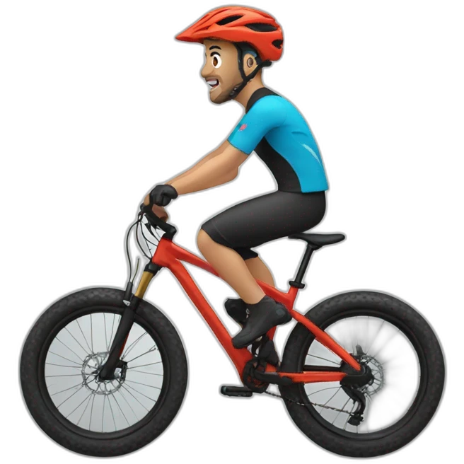 Mountainbiker emoji