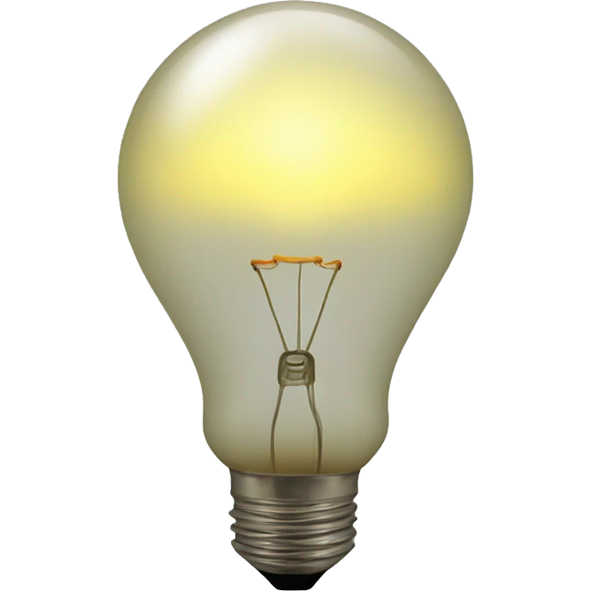 bulb emoji