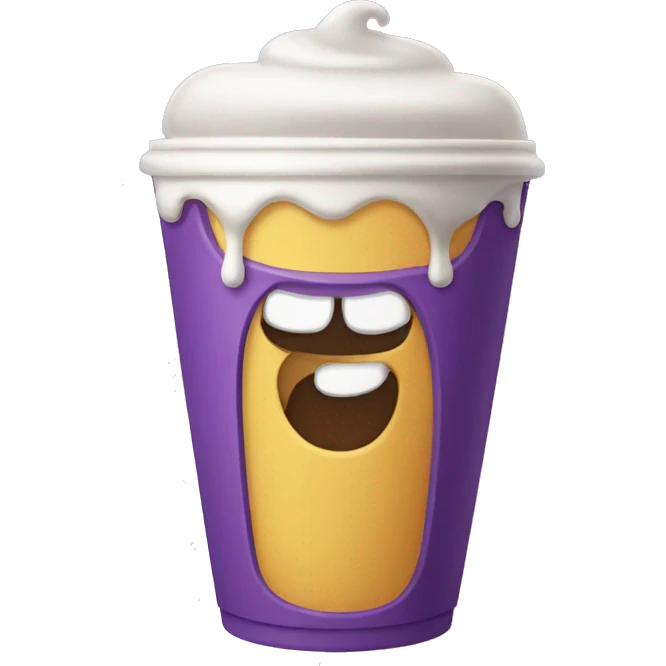 Grimace shake emoji