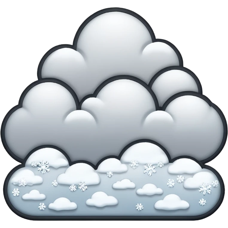 snow skies emoji