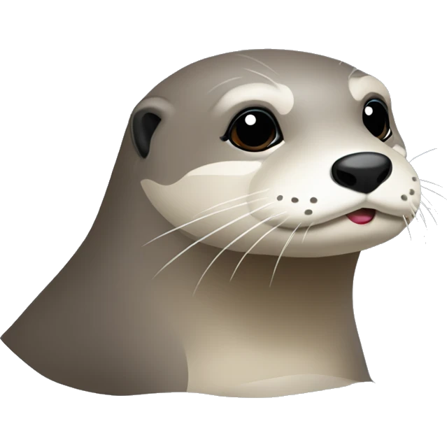 Loutre drapeau blanc  emoji