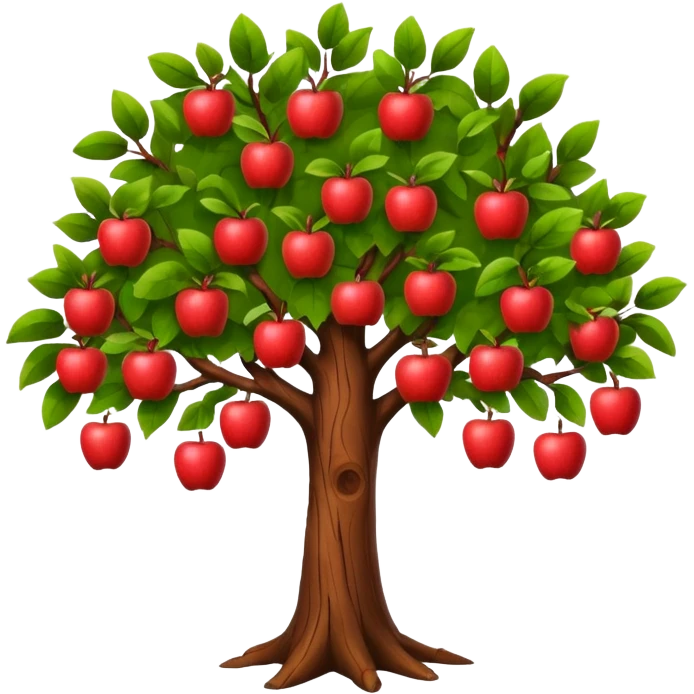 apple tree emoji