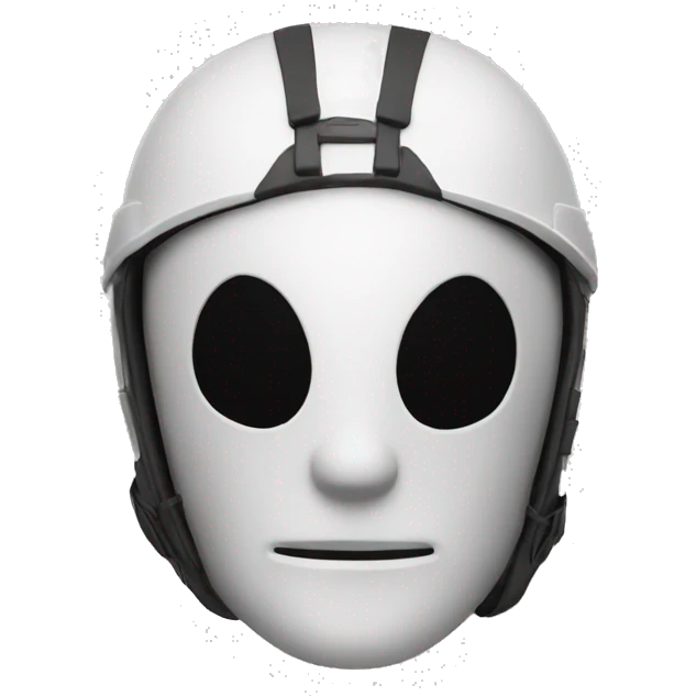 Casco blanco emoji