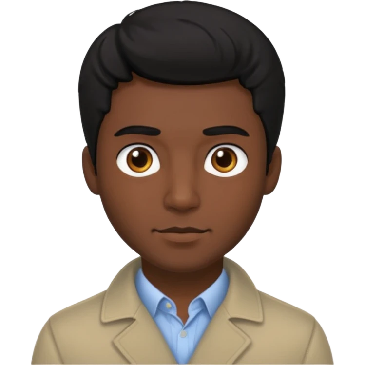 coily hair mens image emoji