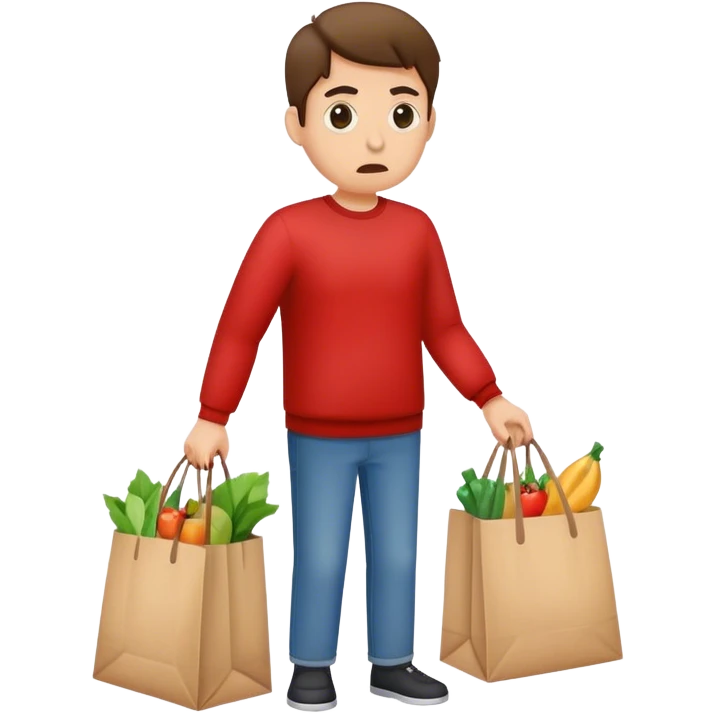 dumb shopper emoji