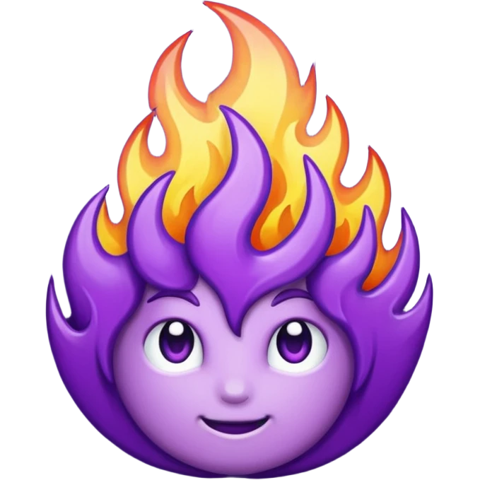 purple fire emoji
