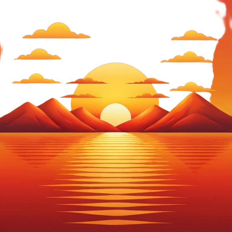 make the sun set emoji