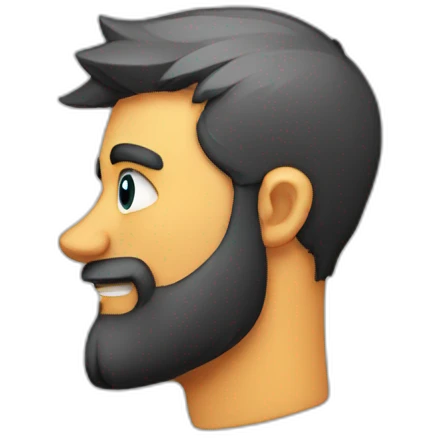 neck beard gamer emoji