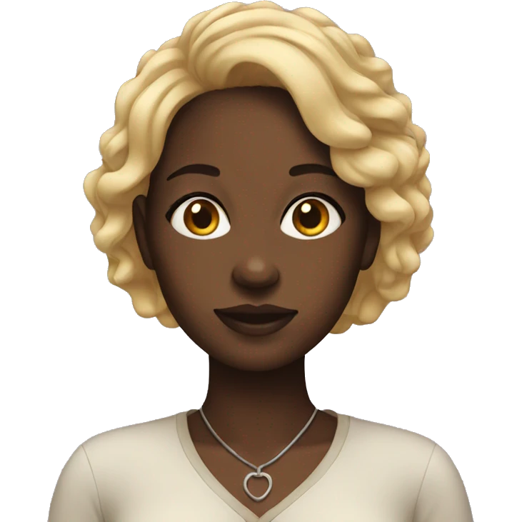Black girl emoji