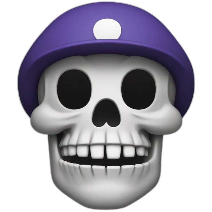 skull mario bros emoji