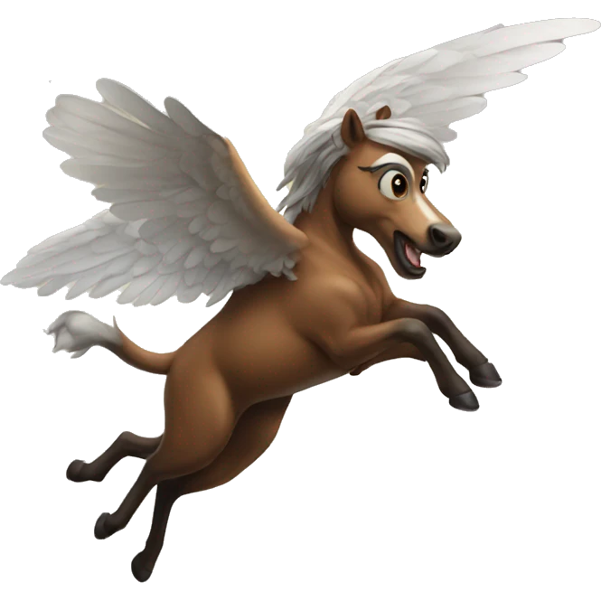 Flying high  emoji
