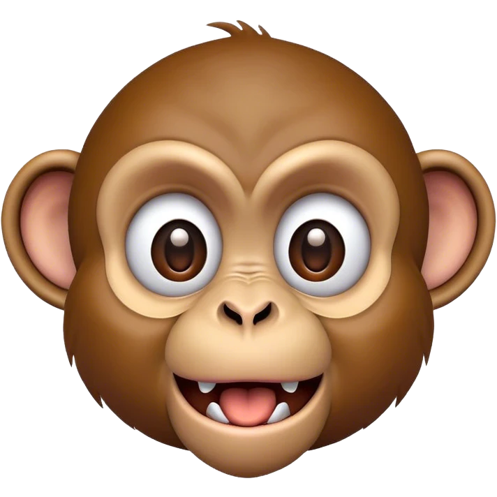 Crazy monkey emoji
