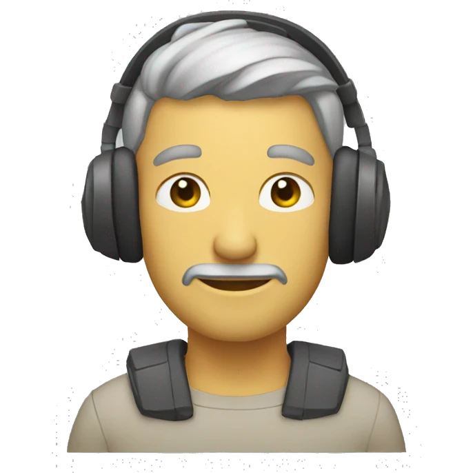 Npc con auriculares  emoji
