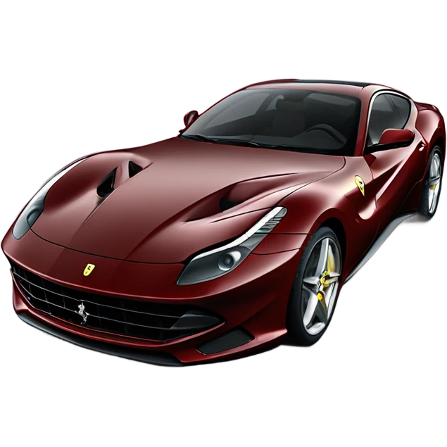 dark red ferrari 812 emoji