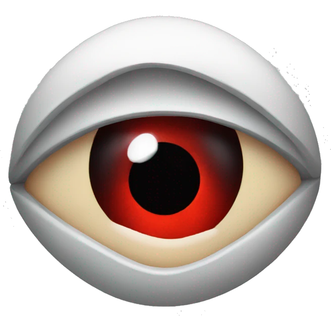 red eyes emoji