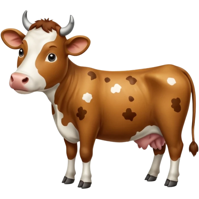 Vache montbéliarde  emoji