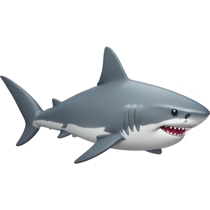shark with light pink bow emoji