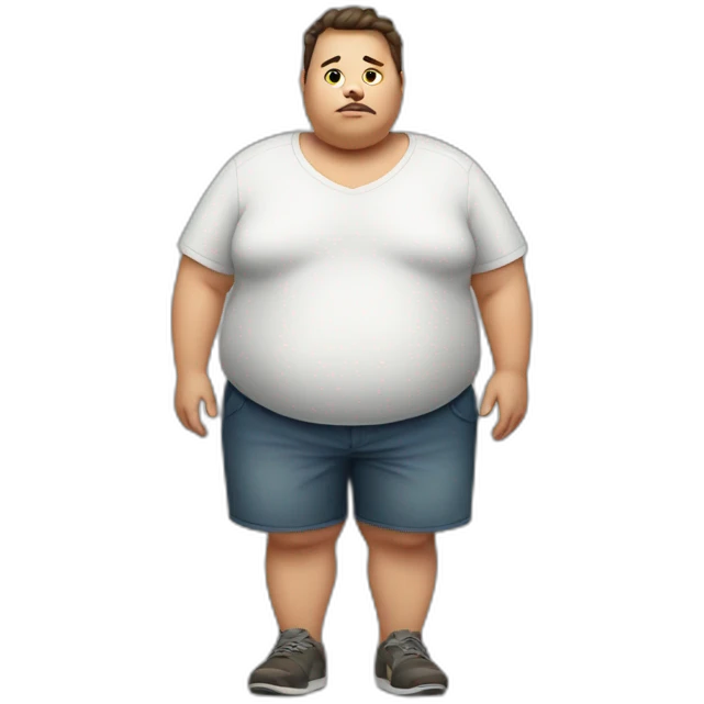 obese human emoji