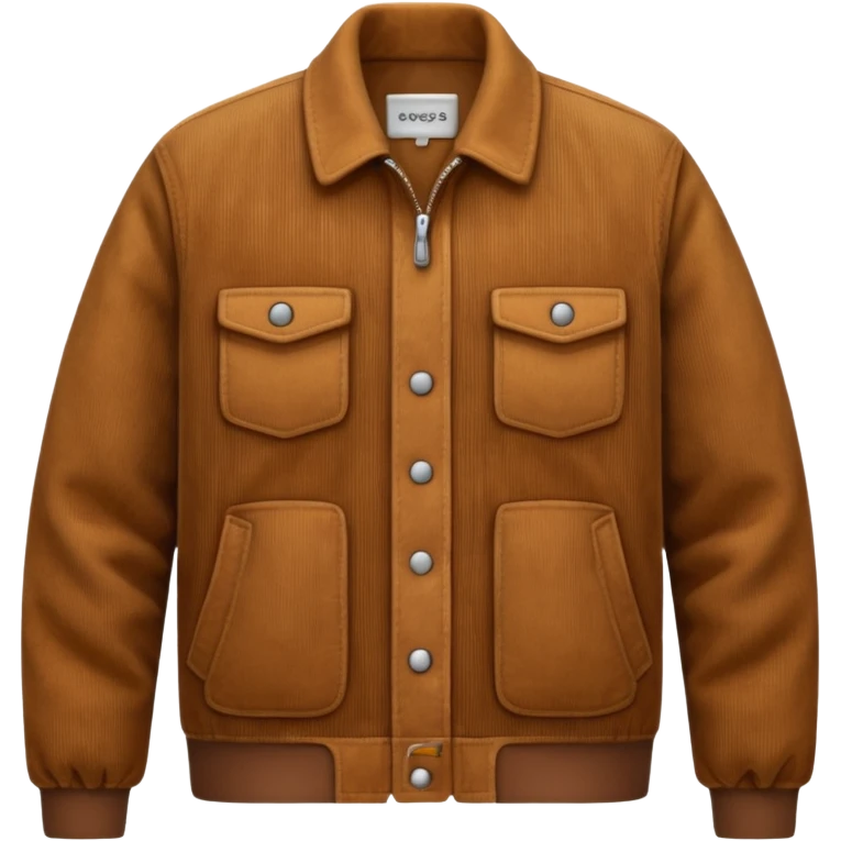 Corduroy textured jacket ridges emoji
