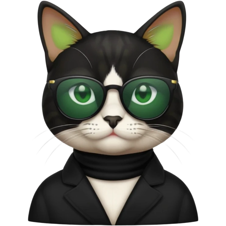Cat wearing sunglasses emoji