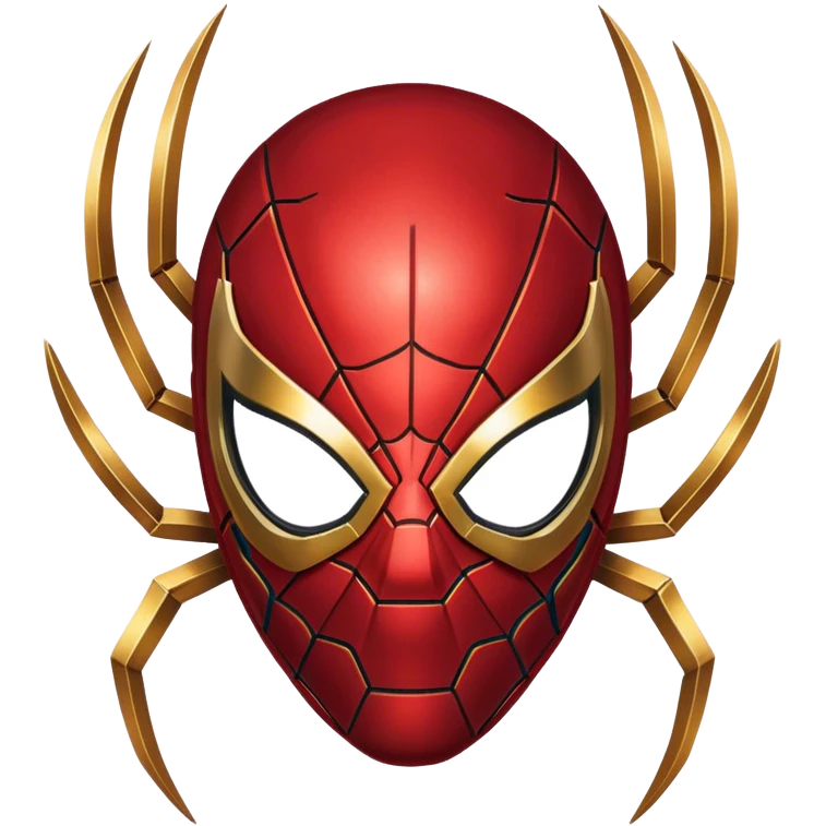 Iron spider man face emoji